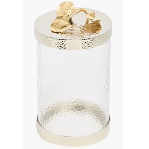 Michael Aram Botanical Leaf Gold Medium Canister 112416 NEW